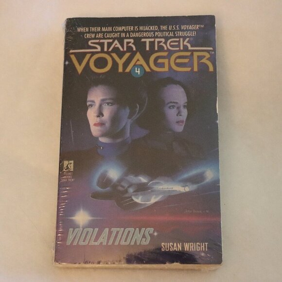 Violations, Star Trek Voyager, No 4 by Susan Wright, New paperback in plastic - Picture 1 of 2
